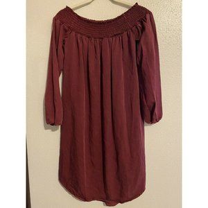 Isabel Maternity Off Shoulder Dress XS